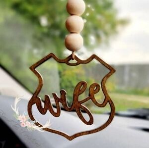 Mirror Car Charm, Law Enforcement Wife Car Charm, Police Wife, First Res…